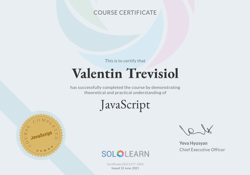 Certificado